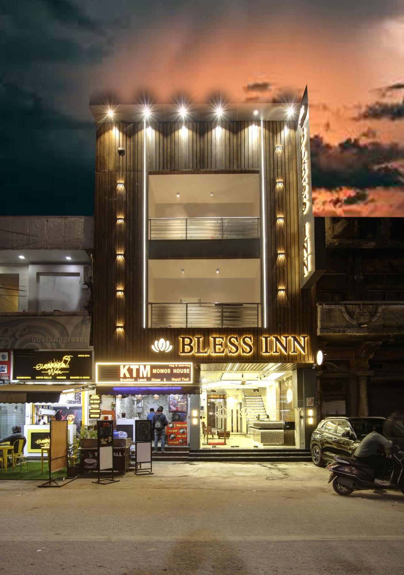 Bless Inn - Near Connaught Place New Delhi Eksteriør bilde